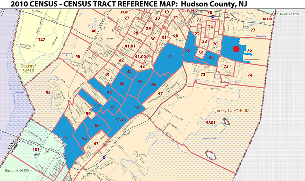 Bay Street New Jersey Census