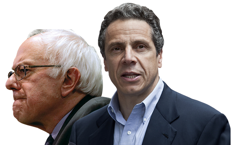 Bernie sanders and andrew cuomo