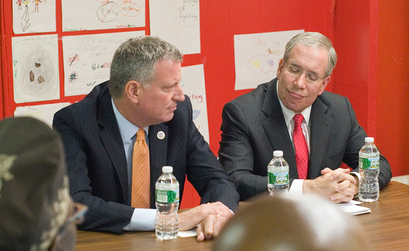 Bill Deblasio and Scott Stringer