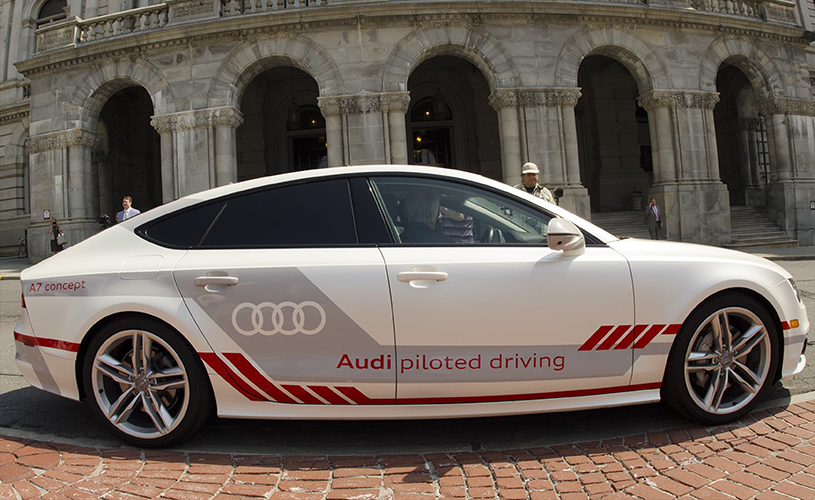 Audi self-driving car